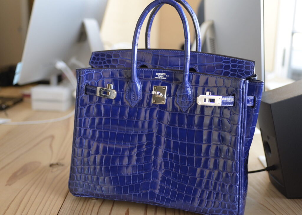 バーキン25ブルーエレクトリックニロティカス