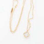 スウィートアルハンブラ ネックレス（K18YG・マザーオブパール）