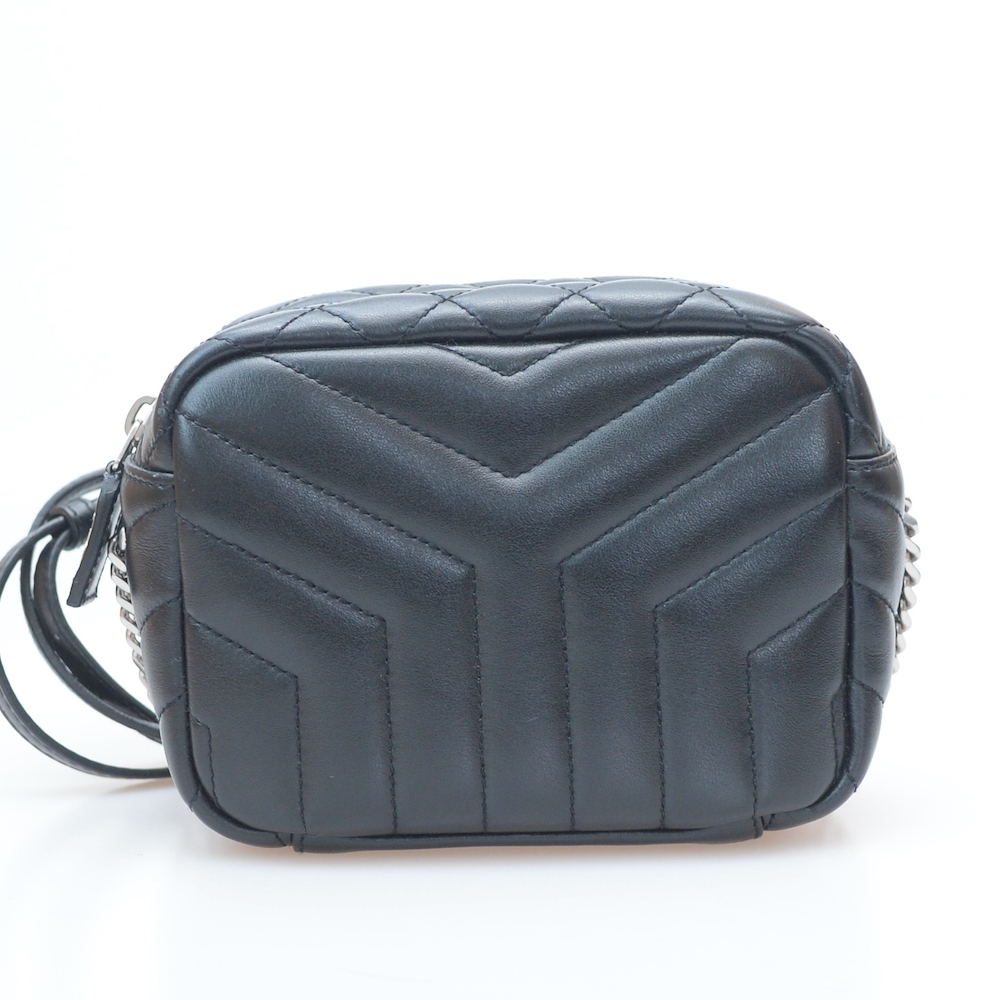 ルルボーリング チェーンショルダー（ブラック・レザー）