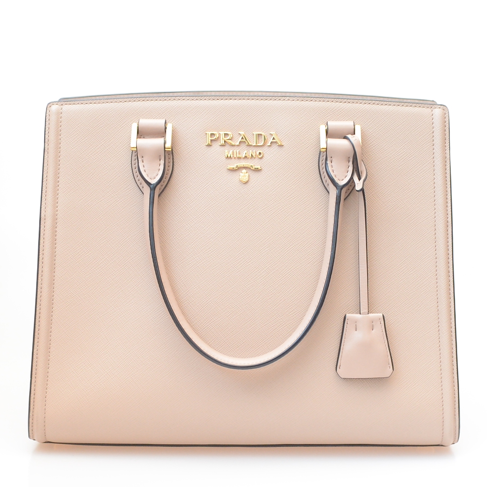 2WAYトートバッグ(ベージュ・サフィアーノ)