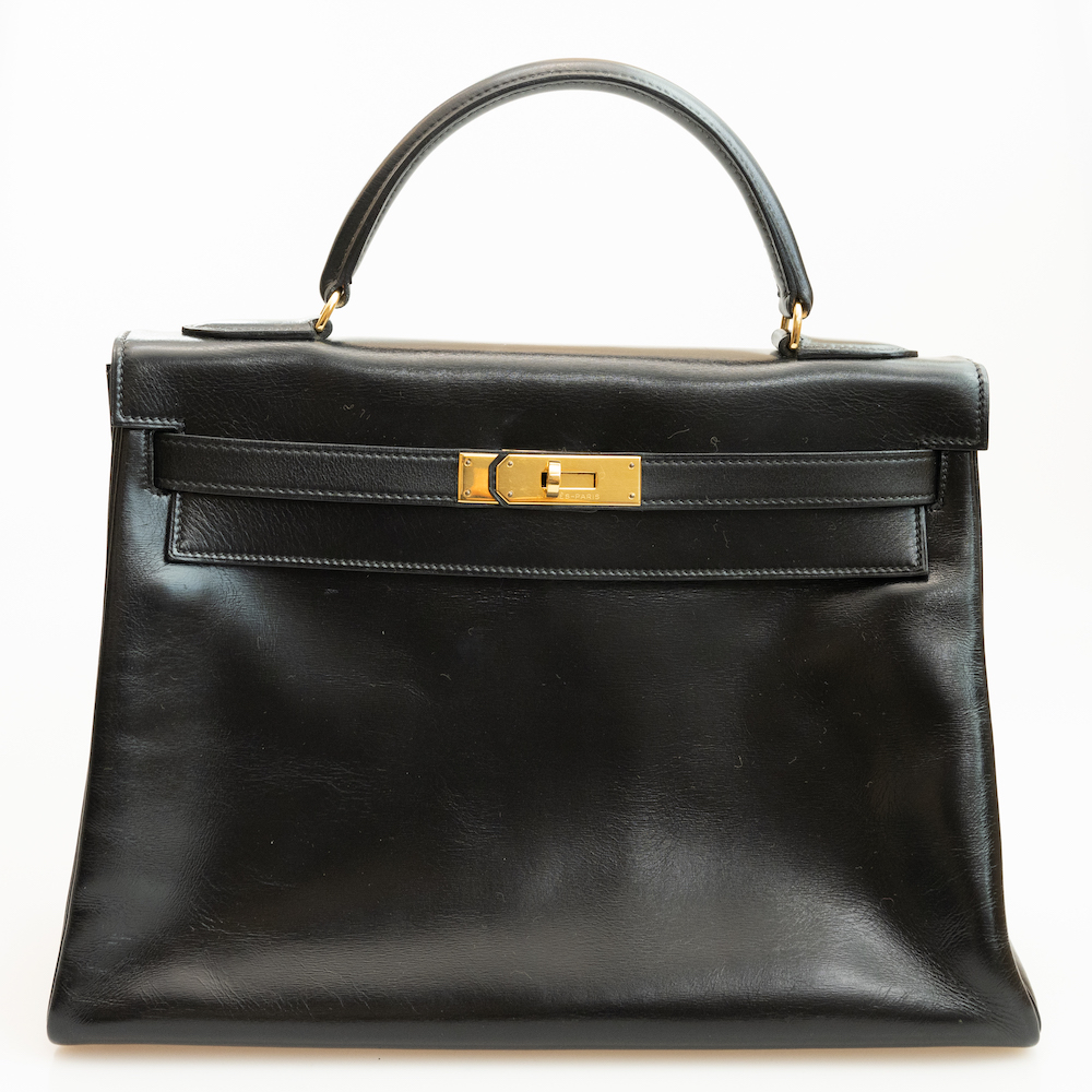 ケリー32(ブラック・ボックスカーフ)