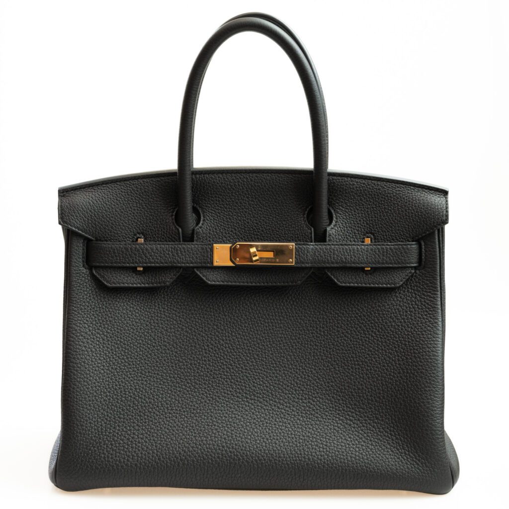 バーキン30（ブラック・トゴ）ローズゴールド金具