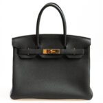 バーキン30（ブラック・トゴ）ローズゴールド金具