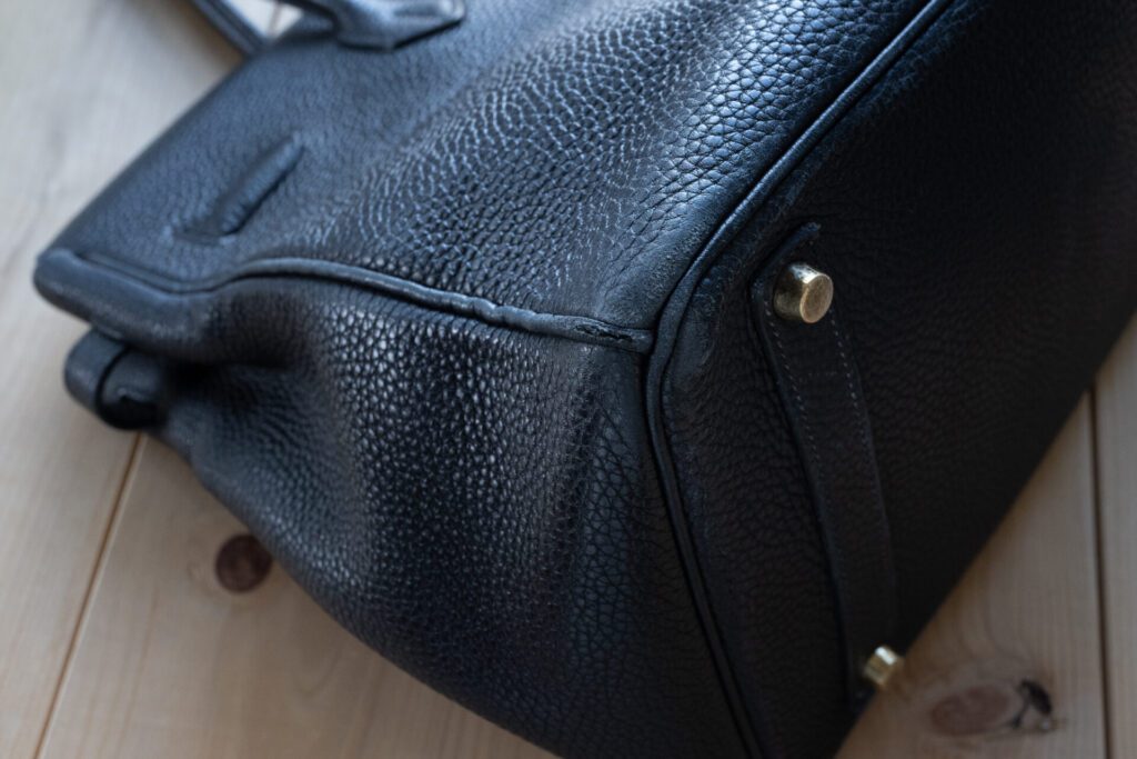 角スレが激しいバーキンの実例